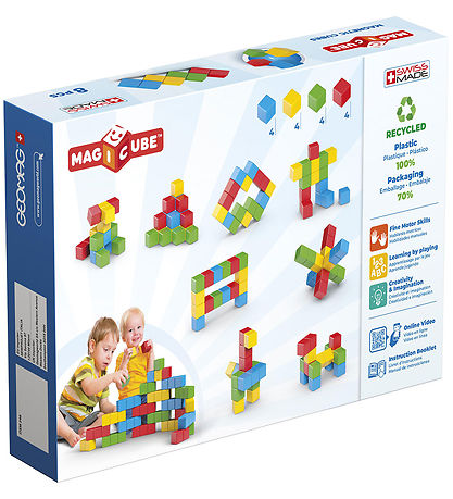 Ensemble d'aimants Geomag - Magicube Creative Set - 8 Parties