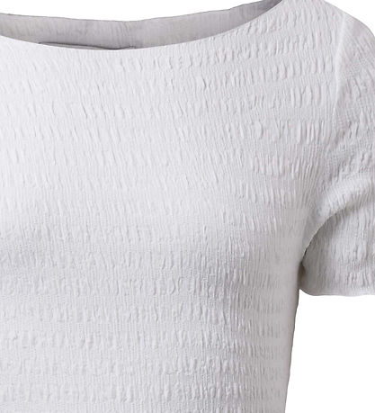 Hound Dress - Asymmetric - White w. Structure
