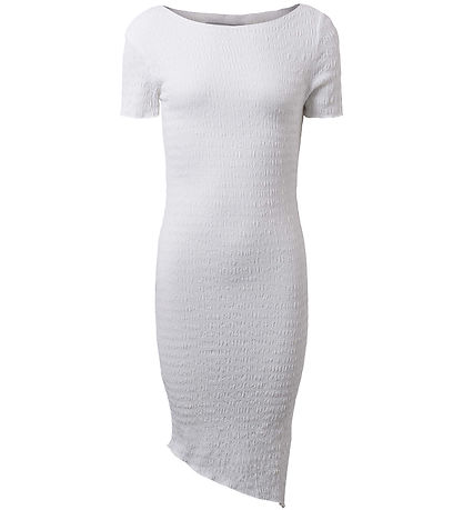 Robe Hound - Asymétrique - Blanc av. Structure Robe Hound - Asymétrique - Blanc av. Structure