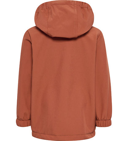 Hummel Softshell Jacket w. Fleece - hmlMars - Copper Brown