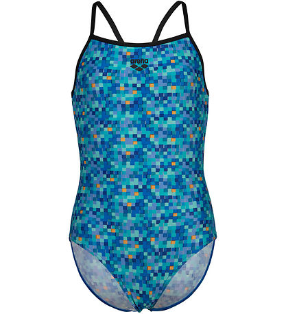 Arena Swimsuit - Pool tiles - Black/Blue