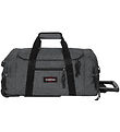 Eastpak 여행 가방 포함 바퀴 - 레더페이스 S 41L - 블랙 데님