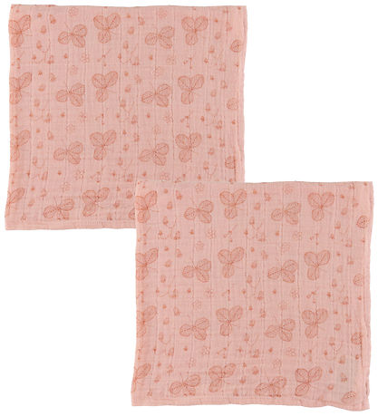 Pippi Muslin Cloths - 6-Pack - 65x65 cm - Veiled Rose Pippi Muslin Cloths - 6-Pack - 65x65 cm - Veiled Rose