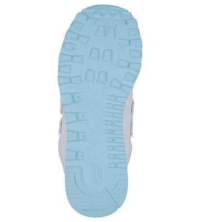 New Balance Shoe - 574 - White/Team Sky Blue