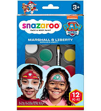 Snazaroo Face Paint - 8 Colours - Paw Patrol Marshall & Libert Snazaroo Face Paint - 8 Colours - Paw Patrol Marshall & Libert