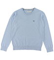 GANT Bluse - Strick - Shield Classic+ - Frisch Blue