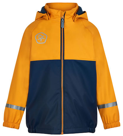 Color Kids Regenkleidung m. Träger/Fleece - PU - Cadmium Yellow/