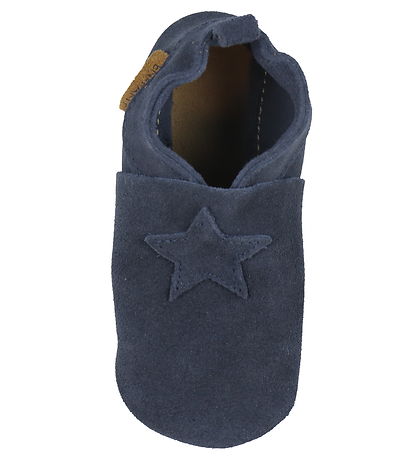 En Fant Soft Sole Leather Shoes - Blue Night