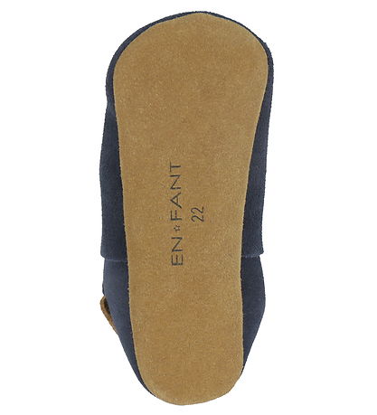 En Fant Soft Sole Leather Shoes - Blue Night