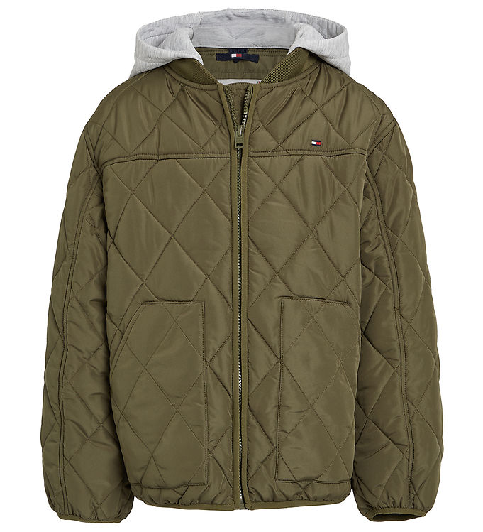 Tommy Hilfiger Vadderad jacka - Verksamhet Olive