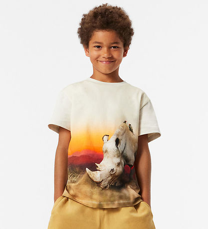 Molo T-shirt - Pink - Rhino Molo T-shirt - Pink - Rhino