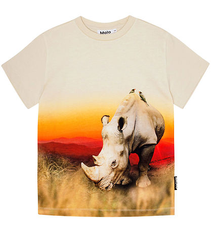 Molo T-shirt - Pink - Rhino Molo T-shirt - Pink - Rhino