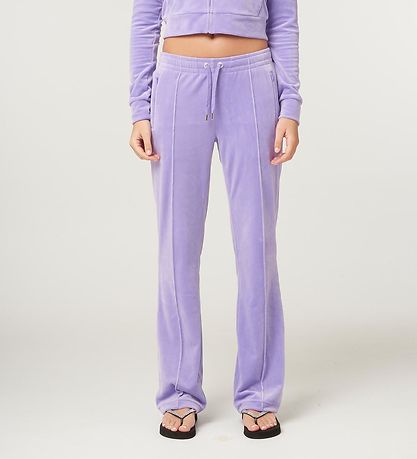 Juicy Couture 벨루어 바지 - 티나 - 달리아 퍼플