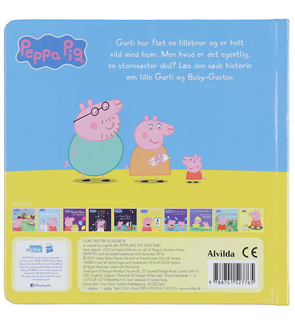 Livre Alvilda - Peppa Pig a un petit frère - Danois Livre Alvilda - Peppa Pig a un petit frère - Danois