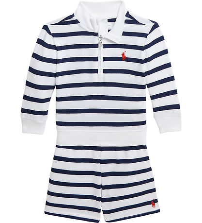 Polo Ralph Lauren Blouse/Shorts - White/Navy Striped