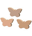 Cam Cam Holzbügel - 3er-Pack - Schmetterling Cam Cam Holzbügel - 3er-Pack - Schmetterling
