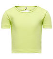 Kids Only T-shirt - Noos - Rib - KogNessa - Shadow Lime Kids Only T-shirt - Noos - Rib - KogNessa - Shadow Lime