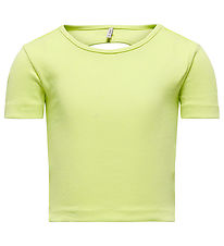 Kids Only T-Shirt - Noos - Rib - KogNessa - Shadow Limette