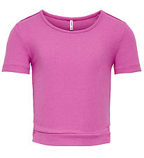 Kids Only T-Shirt - Noos - Rib - KogNessa - Rosebud
