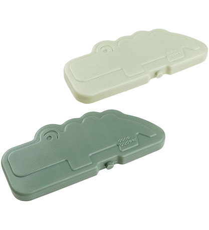 Done by Deer Cooling elements - 2-Pack - Croco Green Done by Deer Cooling elements - 2-Pack - Croco Green