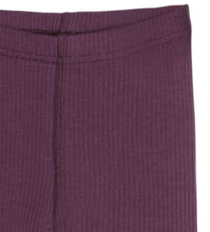Hust and Claire Leggings - Rib - Ull - Lee - Plum Wine