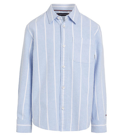 Chemise Tommy Hilfiger - Récipient Blue/Blanc à Rayures Chemise Tommy Hilfiger - Récipient Blue/Blanc à Rayures