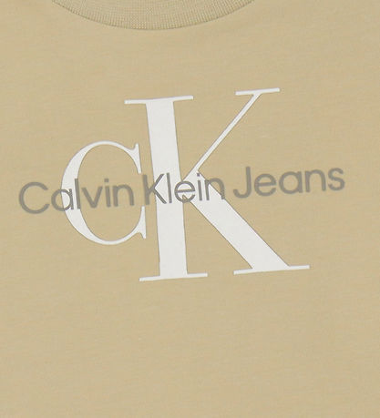 Calvin Klein Blouse - Monogram - Pale Khaki