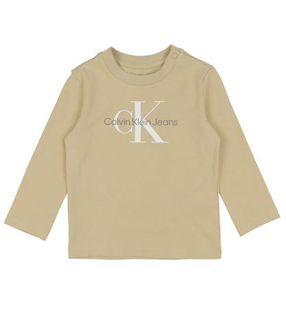 Calvin Klein Blouse - Monogram - Pale Khaki