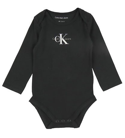 Calvin Klein Romper L/æ - Monogram - Ck Black