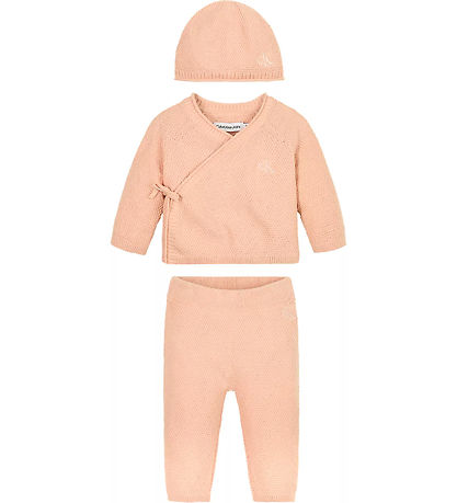 Calvin Klein Gift Box - Blouse/Trousers/Beanie - Knitted - Pink 