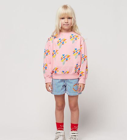 Bobo Choses Shorts - Circle Stripes - Blue