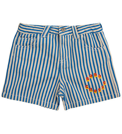 Bobo Choses Shorts - Circle Stripes - Blue