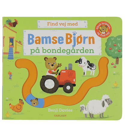 Forlaget Carlsen Book - Find Your Way with Soft Toy Bear: On the