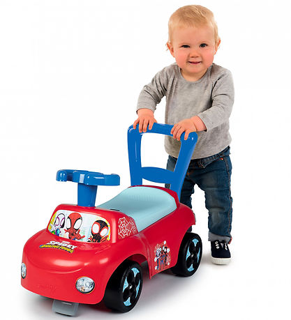 Smoby Baby Walker - Spidey - Auto Ride on