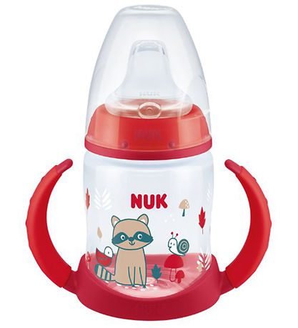 Gobelet av. Poignée et Bec Nuk - First Choice - 150 ml - Rouge Gobelet av. Poignée et Bec Nuk - First Choice - 150 ml - Rouge