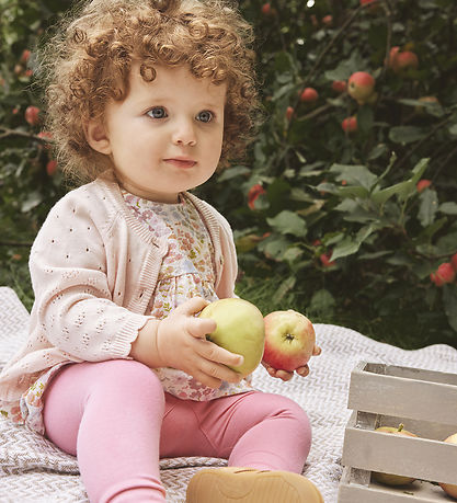 Hust and Claire Leggings - Laline - Pink-a-Boo w. Bow
