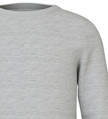 Name It T-shirt - Rib - Noos - NkfNakal - Grey Melange