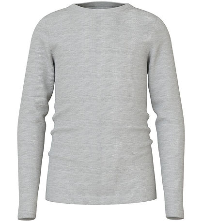 Name It T-shirt - Rib - Noos - NkfNakal - Grey Melange