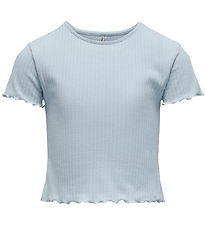 Kids Only T-Shirt - KogNella - Rib - Noos - Kaschmir Blue