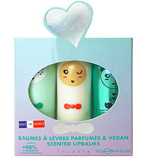Inuwet Lip balms - 3-Pack - Seashell - Cotton Candy/Apple/Cupca