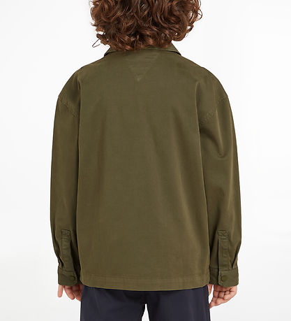 Tommy Hilfiger Hemd - Utility-Overshirt - Utility Olive