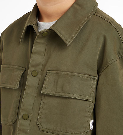 Tommy Hilfiger Hemd - Utility-Overshirt - Utility Olive