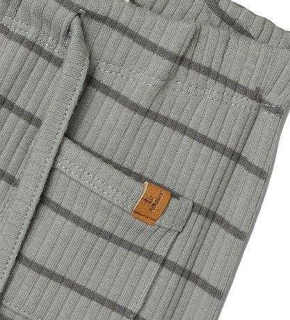 Lil' Atelier Broek - Noos - Rib - NbmKail - Kalksteen Lil' Atelier Broek - Noos - Rib - NbmKail - Kalksteen
