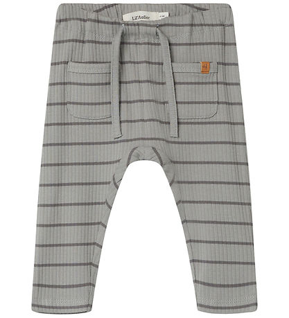 Lil' Atelier Broek - Noos - Rib - NbmKail - Kalksteen Lil' Atelier Broek - Noos - Rib - NbmKail - Kalksteen