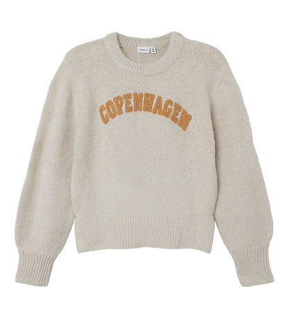 Blouse Name It - Tricoté - NkfKilouie - Mélange Peyote/Amande Blouse Name It - Tricoté - NkfKilouie - Mélange Peyote/Amande