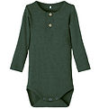 Name It Bodysuit L/æ - Noos - Rib - NbmKab - Pine Grove/Melange