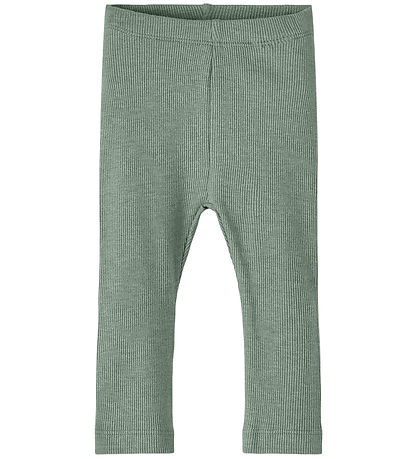 Leggings Name It - Noos - Rib - NbnKab - Lily Pad/Mélange