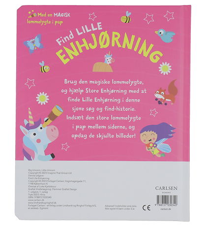 Forlaget Carlsen Book w. Magic Flashlight - Find Little Unicorn