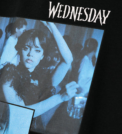 Name It T-shirt - Noos - NkfJax Wednesday - Black Name It T-shirt - Noos - NkfJax Wednesday - Black