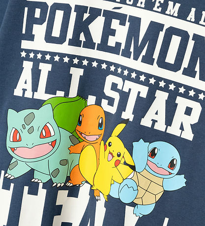 T-Shirt Name It - Non - NkmJust Pokémon - Dark Denim